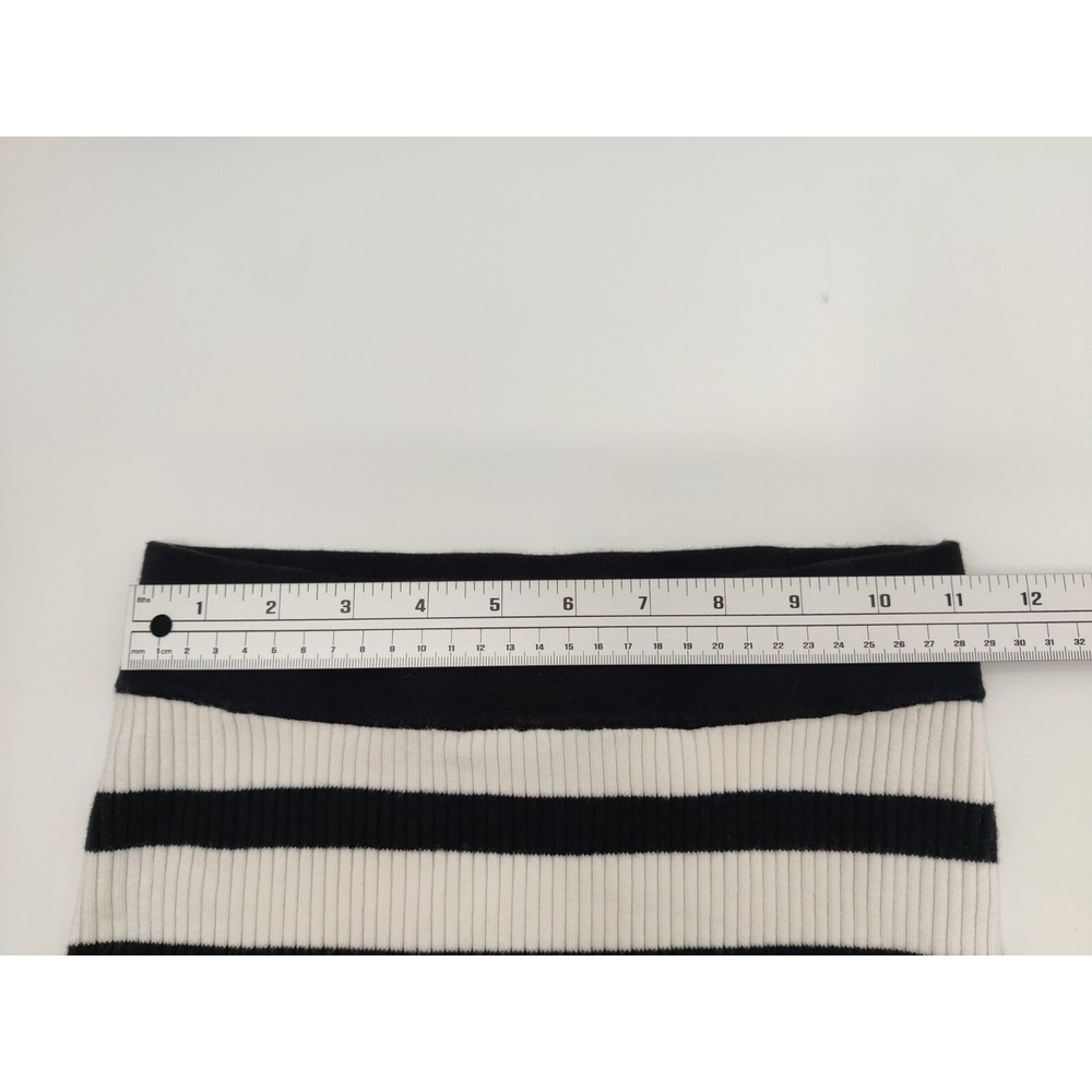 BCBGeneration Womens Ribbed Striped Mini Skirt Multi Color Size XS - Picture 7 of 9